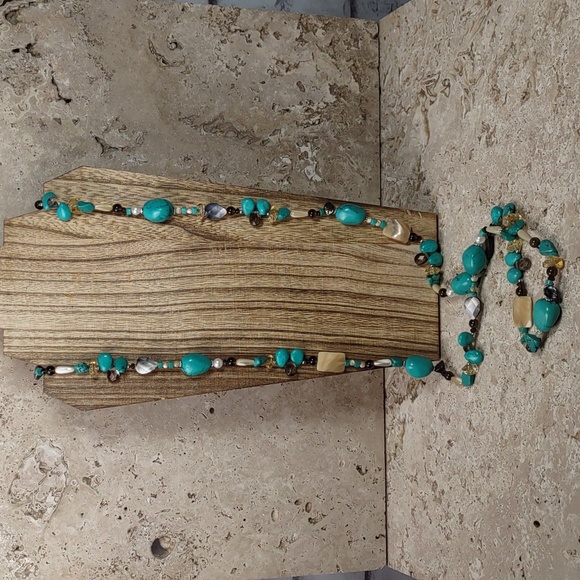 Lucas Lameth Turquoise/Gemstone Necklace - Picture 3 of 6